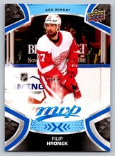 2021-22 Upper Deck MVP #165 Filip Hronek Blue Parallel Detroit Red Wings