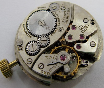 Buser Frenca 130 17 jewels Kelbert Watch Movement for part