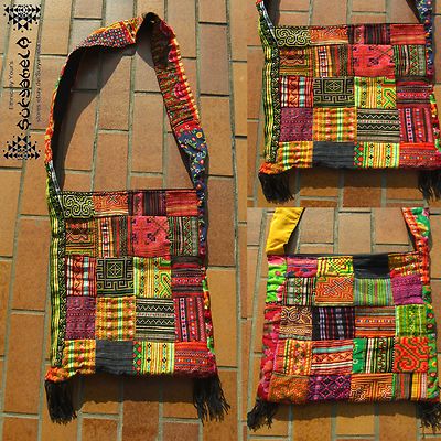 Tasche Bag Sac tribal ethno Hmong Patchwork Goa Psy Indien Inde Nepal ethno UV