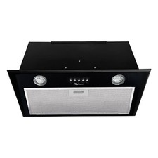 Kaufmann Fenix 52 BL: Schwarze Einbauhaube, 52 cm, 1000 m³/h Leistung.