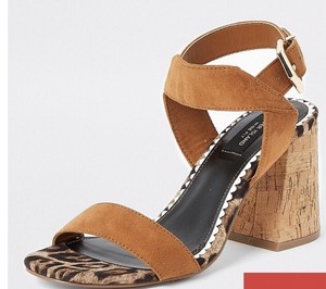 wide fit cork sandals