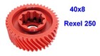 Gear 40x8  for paper shredder REXEL 250