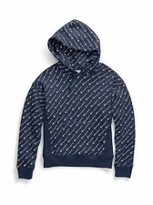 Women's Champion All Over Print Script Hoodie WL757P RQ9 Size Small NWT