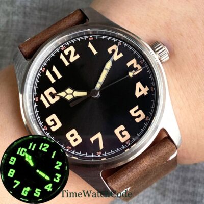 MIYOTA8215 Automatic Men's Watch 39mm 20ATM Swim Sapphire Crystal Black Dial