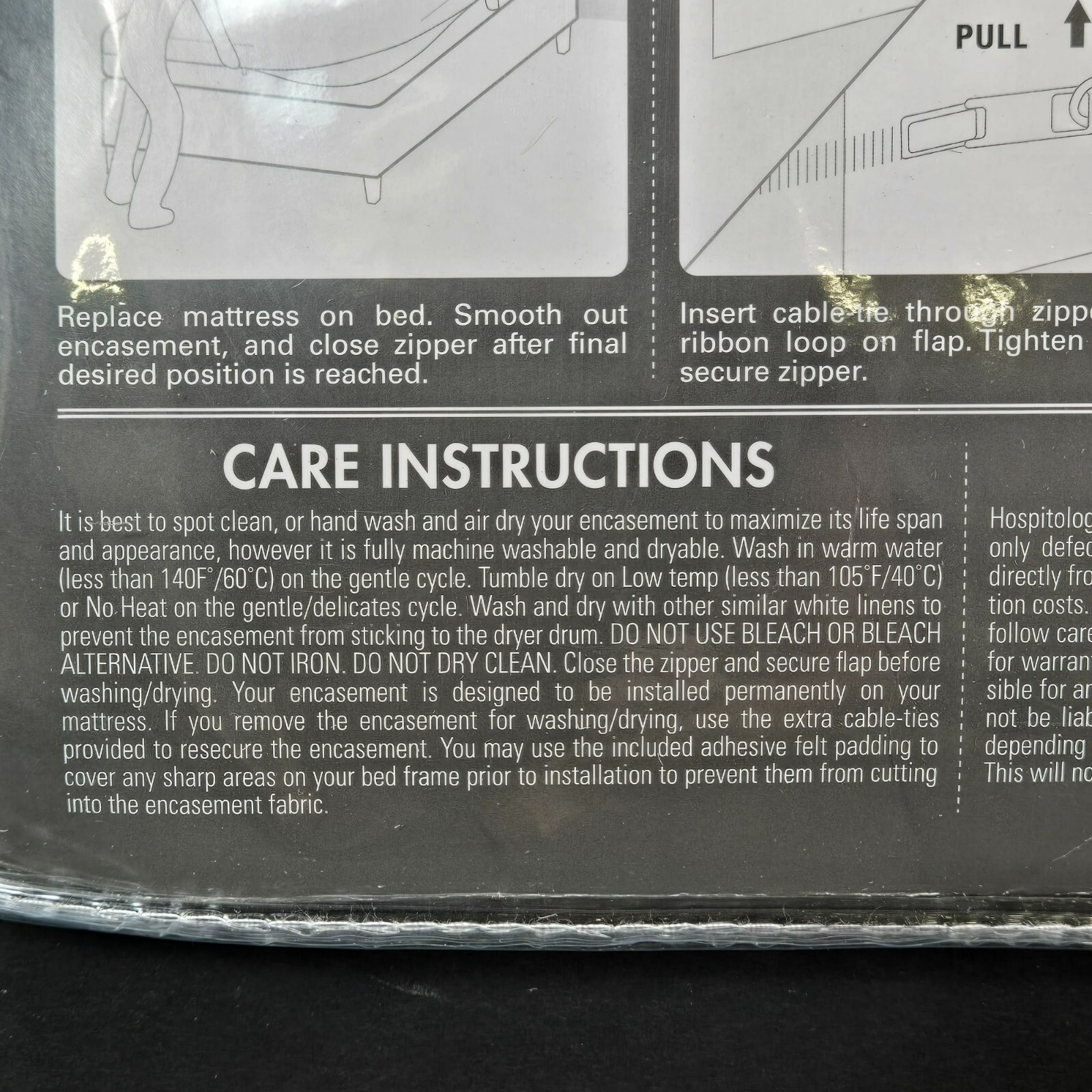 Hospitology Twin Zippered Mattress Encasement Waterproof Bed Bug Allergen Proof