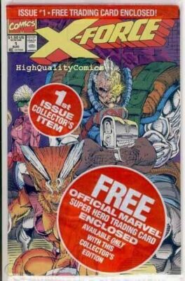 X-Force (1991) #   1 Polybag with Shatterstar Card Rust (7.0-FVF) 1st G.W. Br...