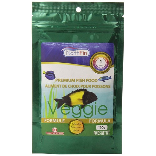 NorthFin Veggie Formula 1mm Pellets 100g Herbivore Omnivore Premium
