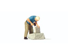 Preiser 28239 Steinmetz bei der Arbeit Einzelfigur Exklusivserie H0 Neu 