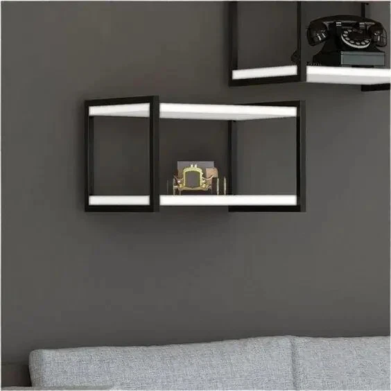 Wall Hanging Shelf In Loft Style 60x33x38