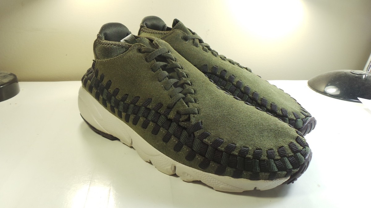 DS NIKE 2017 AIR FOOTSCAPE WOVEN 443686 300 KHAKI 9 PRESTO