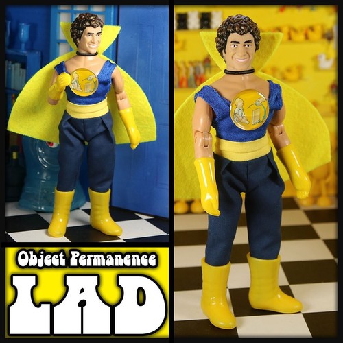 Object Permanence Lad Custom Bootleg Mego Action Figure by Subversive