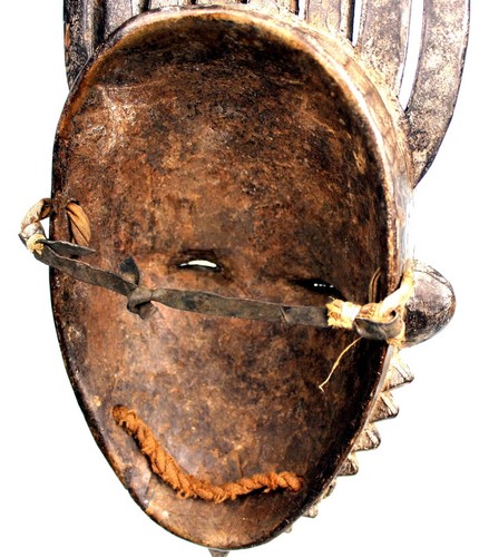 Art Africain - Ancien & Authentique Masque de Portage Yohoure Yaouré - 34 Cms - Photo 11 sur 12