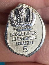Loma Linda University Health 5 Lapel Pin EUC K541