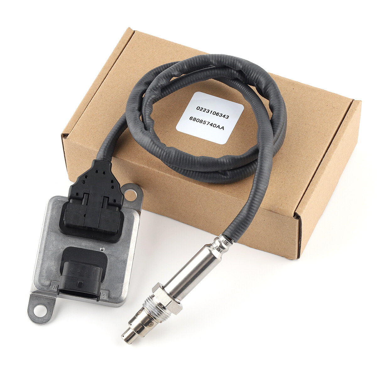 Nitrogen Nox Oxide DEF Sensor 68085740AA 5WK9 6730 For Dodge Ram 2500 3500 4500 5500 6.7L Truck 12V 2013-2015