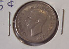 Canadain Five Cent Nickel 1941 Beaver Reverse Coin