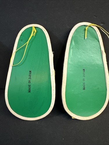 Ciabatta angelo di Natale vintage anni 50 60 ornamenti made in Japan verde oro - Foto 2 di 16
