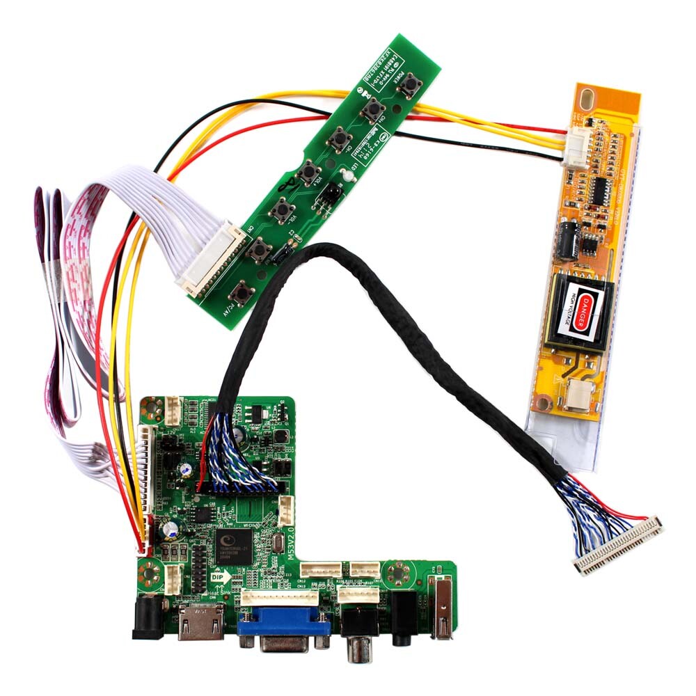 HD VGA USB CVBS Controller Board For 15.4"" 1440x900 N154C3 17in LP171WPA LCD
