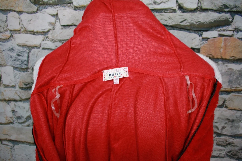 Disfraz de SANTA CLAUS Rojo Largo Completo con Boxers Cinturón Bastón de Caramelo Emblema Foto 4 de 4