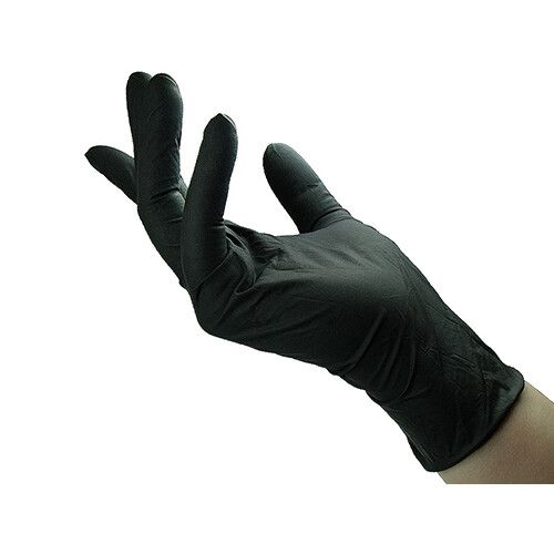 Dermatec Viper Powder Free Nitrile Examination Black or Blue Gloves