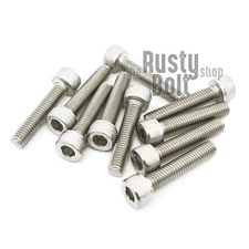 M5 x 25mm, Socket Head Cap Screws, A2 304 18-8 Stainless Steel, Smooth