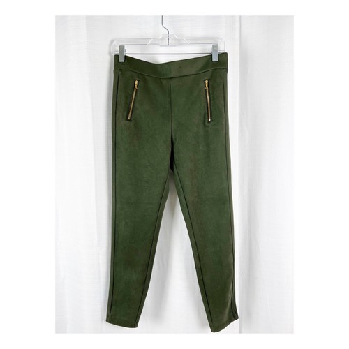 LOFT Women's Pants Leggings Faux Suede 