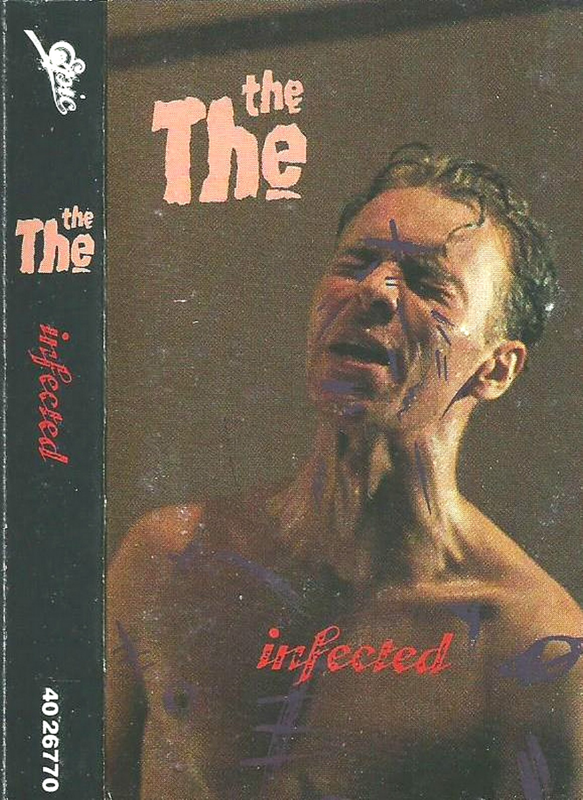 The The ‎ Infected CASSETTE ALBUM alternate photo cover design Alternative Rock