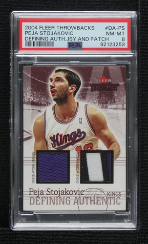 2004-05 Fleer Throwbacks - Peja Stojakovic #DA-PS
