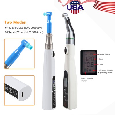 Dental Wireless 16:1 LED Endo Motor/ Cordless Electric Hygiene Prophy Handpiece