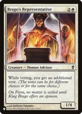 Brago's Representative The List XQX MTG Magic