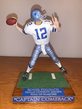Custom NFL Mcfarlane football Dallas Cowboys HOF Roger Staubach Captain Comeback