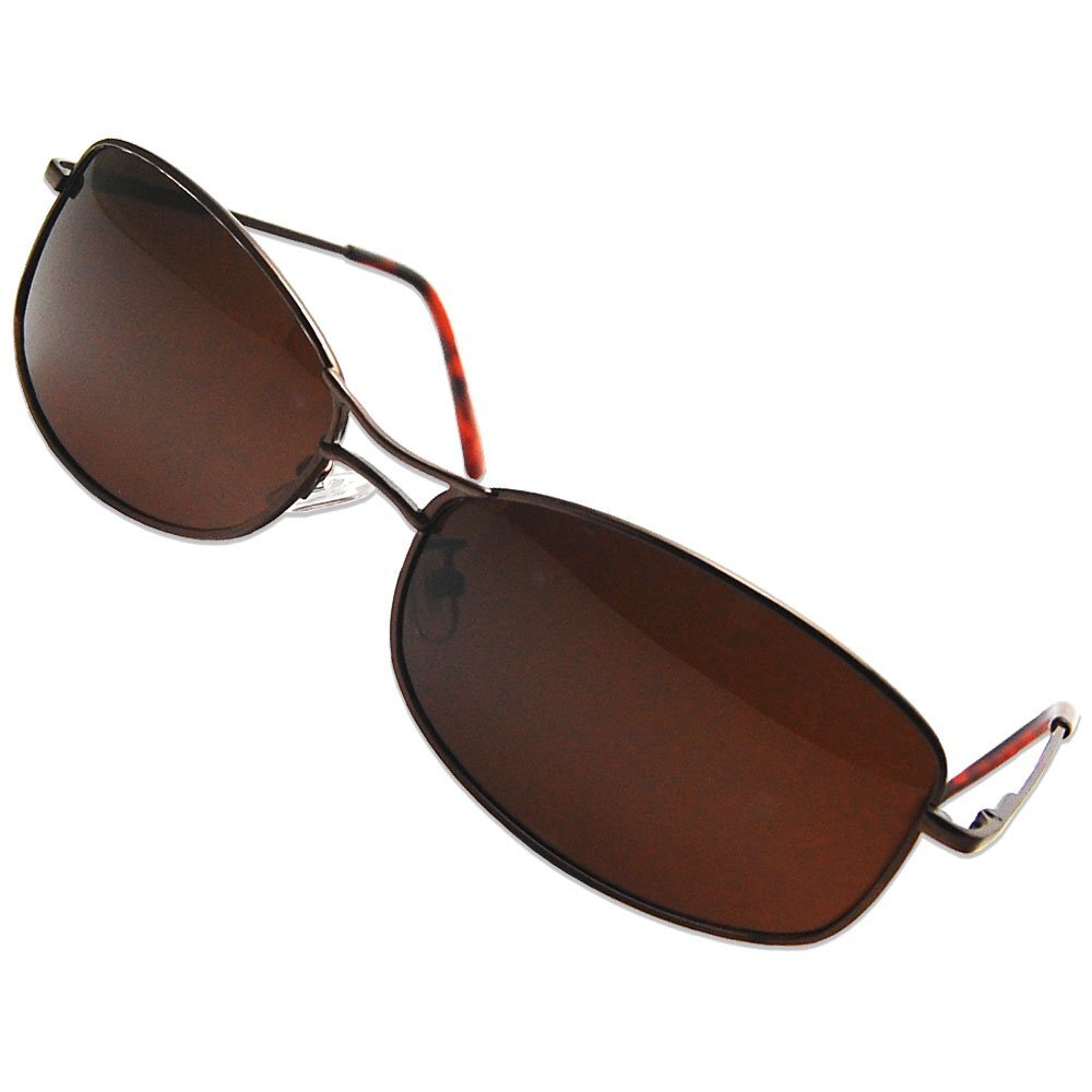 Glare Blocking Polarized Metal Frame Eyewear with Two-Spring Balance