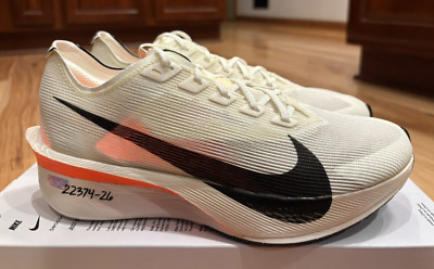 Nike Women's ZoomX Vaporfly Next% 4 Proto Sail Black Orange HF6411 100 Size 9