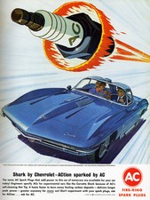 1961 Chevrolet Corvette Xp-755 Concept Mako Shark Ad 14 X 11 Photo Print