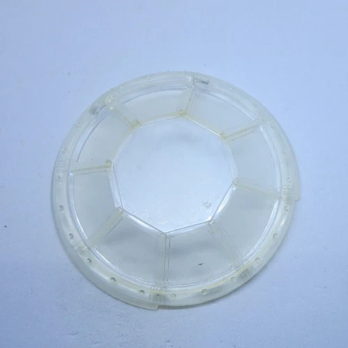 Vintage Darth Vader Tie Fighter Part Cockpit Glass Light Yellow Star Wars WD #2