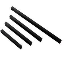 Aluminum Alloy Pull T Bar Hardware Handle Black Golden Drawer Knob 4pcs Box