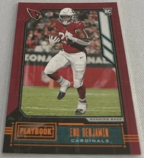2020 Panini Playbook Football Eno Benjamin Arizona Cardinals Orange Parallel RC
