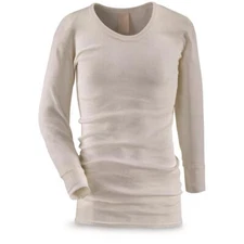 East German NVA cotton blend long john top,Size 6-L Grade 1 Cond.,free shipping