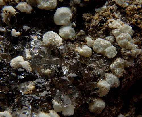 STAFFELITE & OPAL var. HYALITE (GLASS OPAL) --- Czech Rep. Bohemia, Valeč /pe482 - Picture 12 of 12