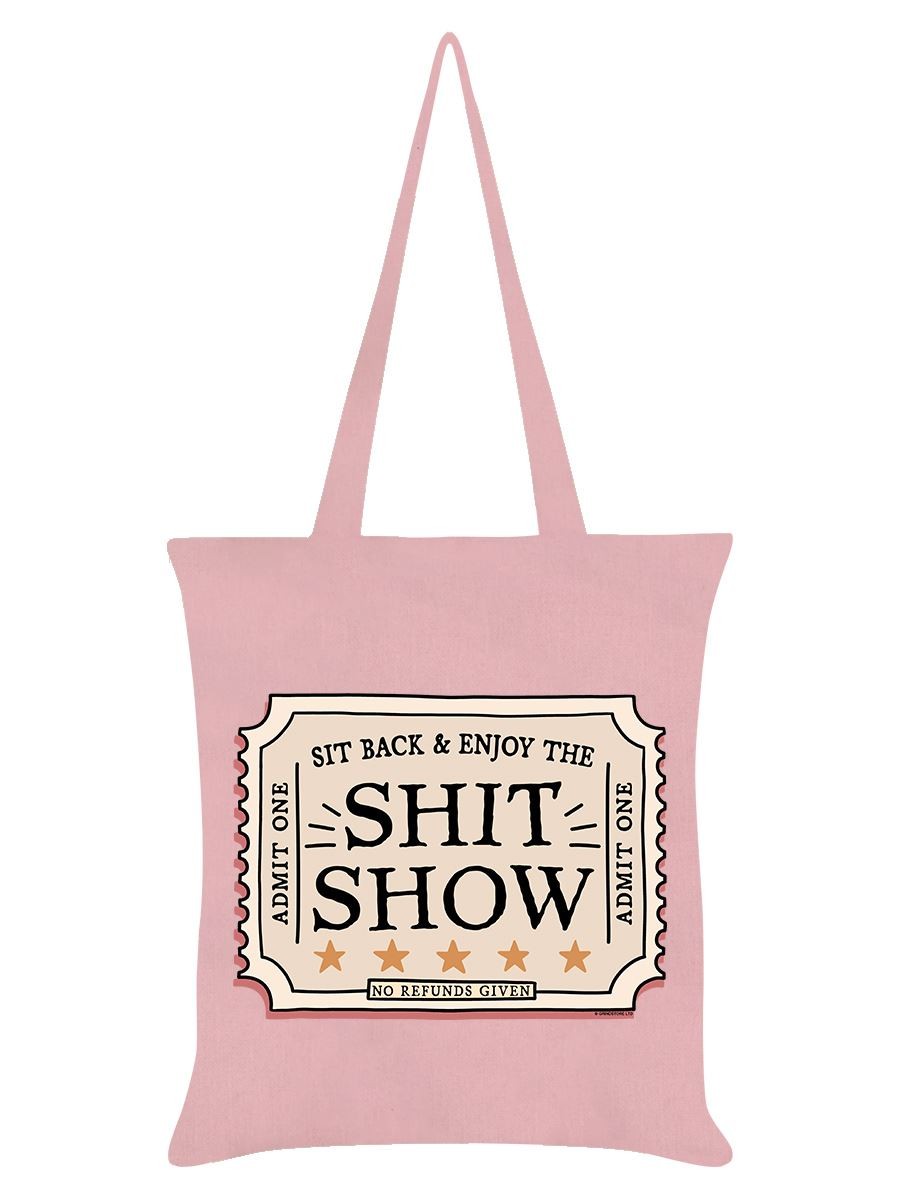 Enjoy The Sh*t Show Pale Pink Tote Bag