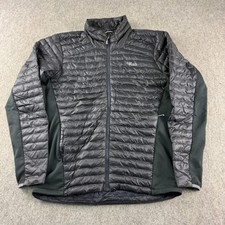 RAB Cirrus Flex 2.0 Jacket Mens Medium Grey Insulated Coat Primaloft Pertex Hike