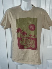 Next Level Apparel Train 90s Band Beach T-Shirt Size Small