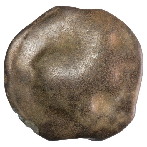Bituriges Cubes Gaulish Coin (Region Of Bourges) Potin With Charging Bull