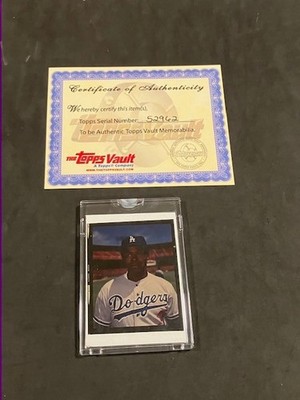 1968 TOPPS VAULT PROOF 1/1 LA DODGERS REGGIE SMITH UNCIRCULATED