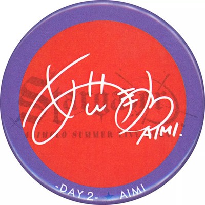 Aimi Artist Collaboration Can Badge Animelo Summer Live 2024 Sign Print 56mmAi