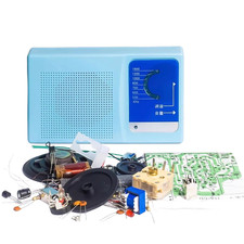 Educational AM Radio DIY Kit 6 Tube PCB Circuit Board for Electronics Study
