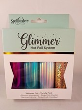 Spellbinders Glimmer Hot Foil System - Glimmer Foil Variety Pack - Brand New