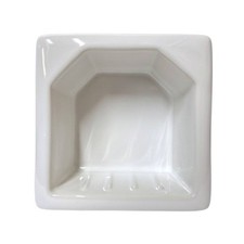 SereneDrains Recessed Ceramic Soap Dish Bar H...