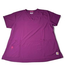 Carhartt purple/pink scrub top New without tags Women's: Size 2XL