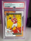 2024 Donruss Patrick Mahomes II Bomb Squad #33 PSA 10 Gem Mint Chiefs MVP QB