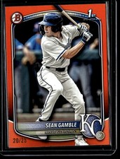 2025 Bowman Draft #BD-178 Sean Gamble Orange Border /25